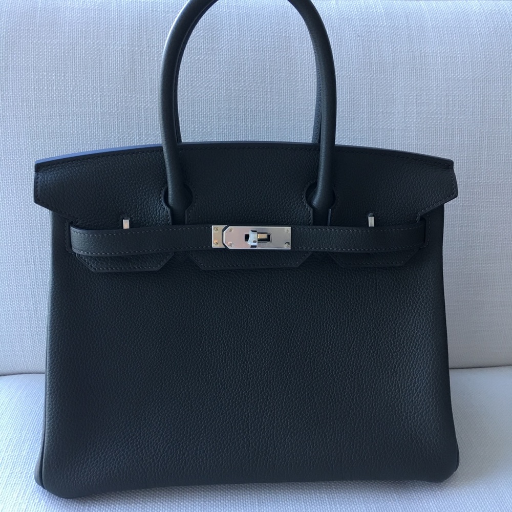 Hermès Birkin 30 Togo - C6 green Grey